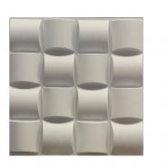 دیوارپوش پلیمری سه بعدی طرح مربع مشبک 005