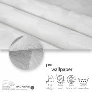 کاغذ دیواری مدرن اتم طرح هندسی کد 6040