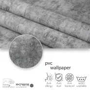 کاغذ دیواری مدرن اتم طرح بتن کد 6105